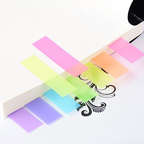 2800 Stück 20 Set Haftmarker Haftnotizen Haftstreifen Haftnotizzettel Plastik Page Marker Page Flags Tab Marker Index Tabs Index Pfeile Selbstklenbende Noten Notizzettel Bunt Klebezettel Lesezeichen Set Noten Buch Markierung Beschreibbar Textmarker Seiten Marker Bunt 45*12MM 7 Farbe - 6