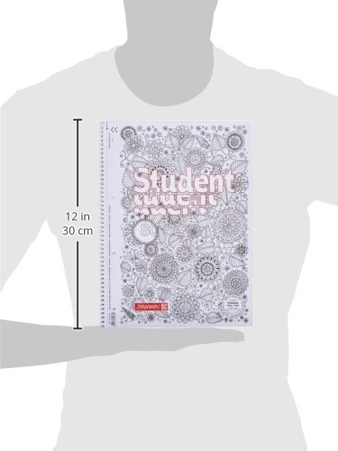 Brunnen 1067427 Notizblock / Collegeblock Student Zenart (A4, kariert Lineatur 28, 90 g/m², 80 Blatt) -