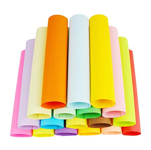 10 Farben, A4 120 g/m² ,100 Blatt Verdicken Buntpapier Farbigen A4 Kopierpapier Papier , Farbige Buntes Papier Ton-Papier, für DIY Kunst Handwerk (20 * 30cm) - 5